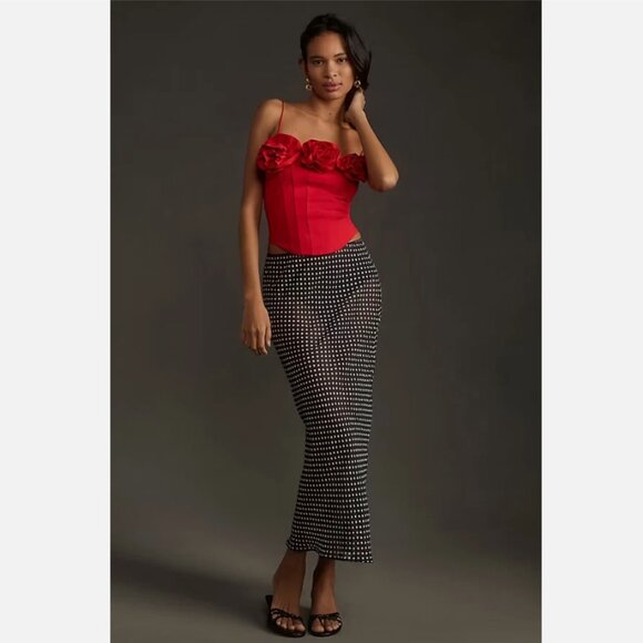 Brand New Sunday in Brooklyn White Floral Corset Top - Picture 4 of 4